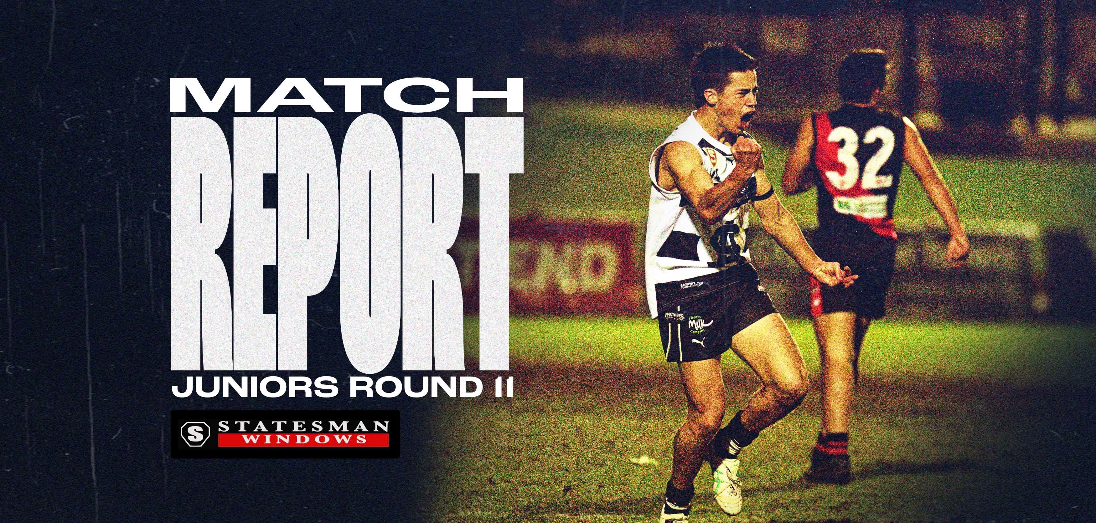 Statesman Windows Match Report: Juniors Round 11 v West Adelaide Statesman Windows Match Report: Juniors Round 11 v West Adelaide